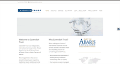 Desktop Screenshot of cavendishtrust.com
